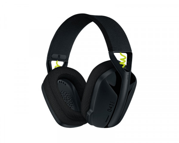 LOGITECH G435 LIGHTSPEED Wireless Gaming slušalice sa mikrofonom crne