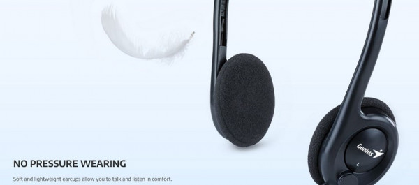 GENIUS HS-200C +Single Jack Cable slušalice sa mikrofonom