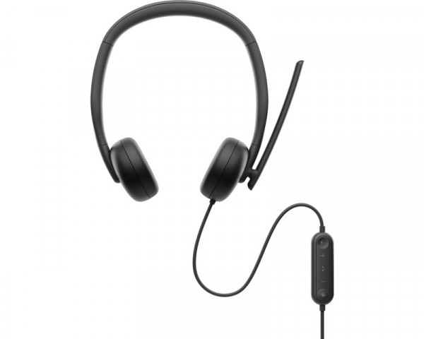 DELL WH3024 Wired Headset slušalice sa mikrofonom crne