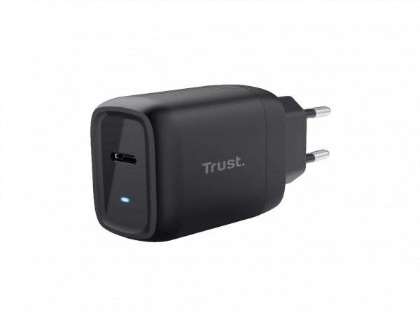 TRUST Punjač Maxo 45W USB-C laptop/smartphone/tablet 2m USB-C kabal crna