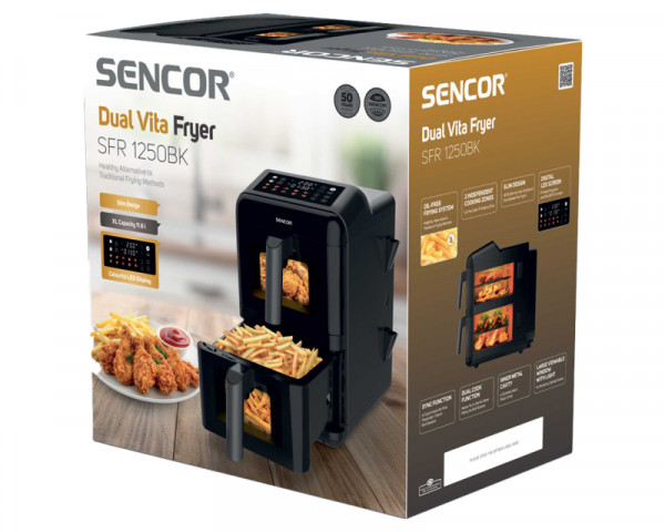 SENCOR SFR 1250BK multifunkcijska friteza na vruć vazduh