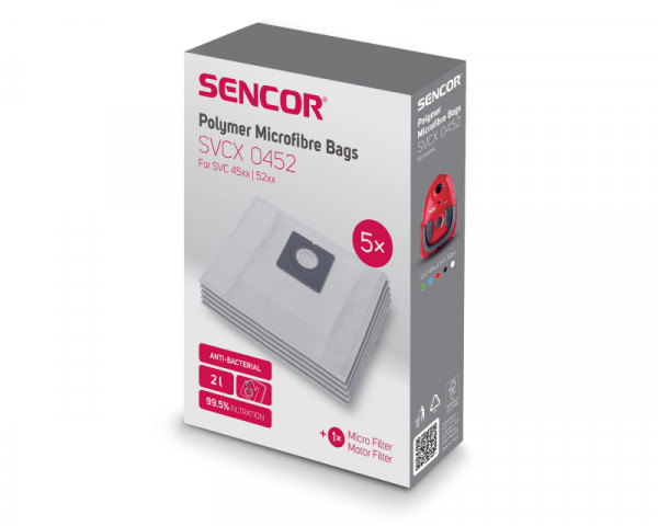 SENCOR SVCX 0452 Kese za usisivač SVC 4552 (5 kom)