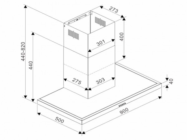 TESLA  Aspirator DC900AX