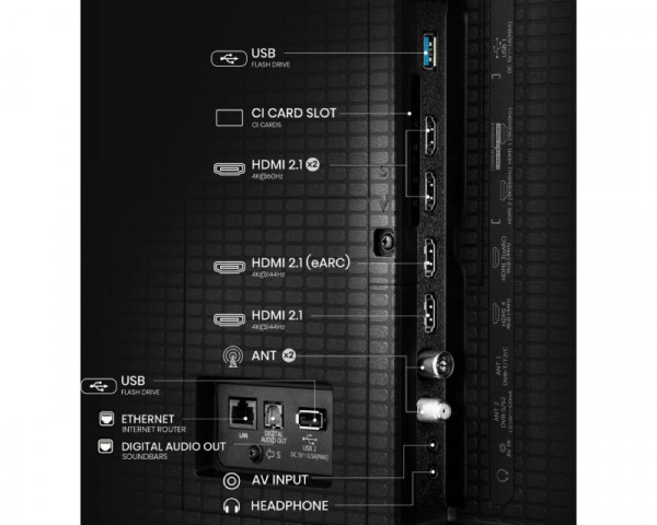 HISENSE 55 inča 55U7Q ULED Mini-LED 4K UHD Smart TV