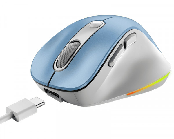 GENIUS Ergo 9000S Pro Light Blue miš