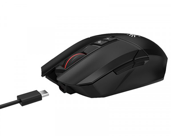 A4 TECH R36 Ultra Dual Mode Wireless Gaming USB Stone Black miš crni