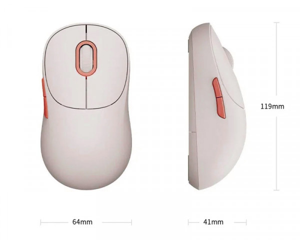 XIAOMI Wireless Mouse 3 Pink GL miš roze (BHR8911GL)