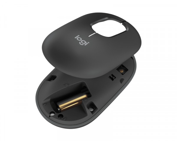 LOGITECH Pop Mouse with Emoji, graphite miš