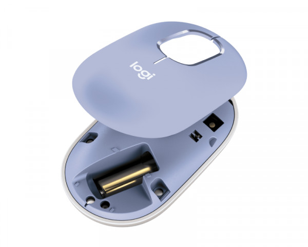 LOGITECH Pop Mouse with Emoji, Lila miš