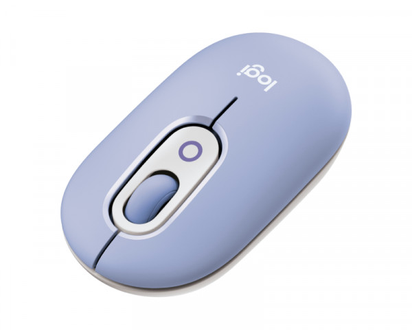 LOGITECH Pop Mouse with Emoji, Lila miš