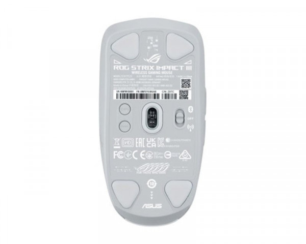 ASUS P520 ROG STRIX IMPACT III Wireless Gaming USB miš beli