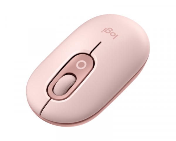 LOGITECH Pop Mouse with Emoji, Rose miš