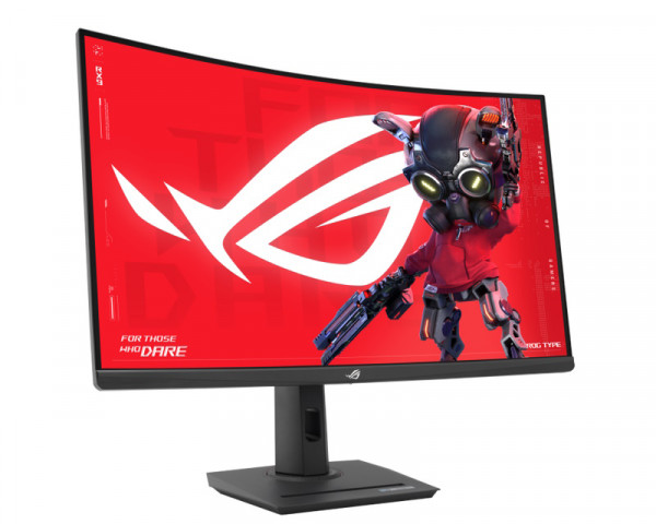 ASUS 32 inch ROG Strix XG32WCS USB Type-C Gaming zakrivljeni monitor crni