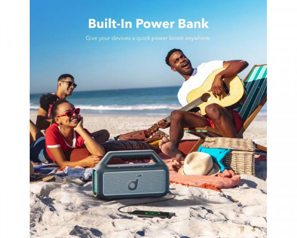 ANKER Soundcore Boom 2 80W 2.1 prenosivi bluetooth IPX7 zvučnik plavi