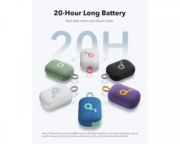 ANKER Soundcore Select 4 Go prenosivi bluetooth IP67 zvučnik plavi