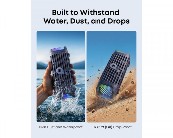 ANKER Soundcore Boom 3i 50W prenosni bluetooth IP68 zvučnik plavi