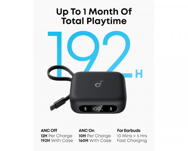 ANKER Soundcore P41i ANC BT bubice sa mikrofonom crne