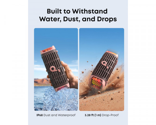 ANKER Soundcore Boom 3i 50W prenosni bluetooth IP68 zvučnik braon