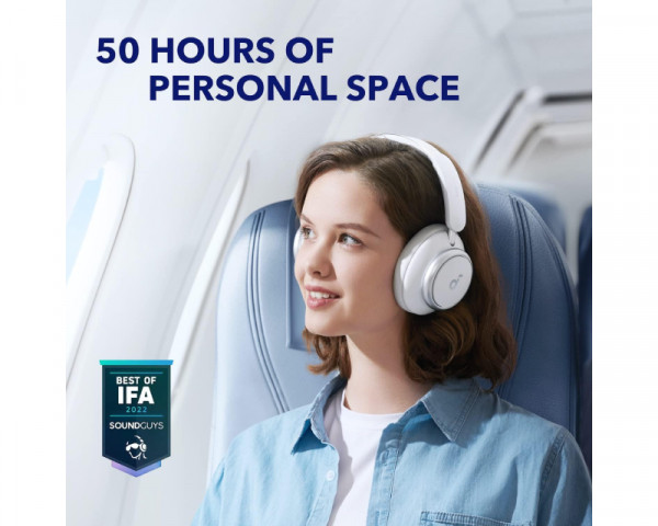 ANKER Soundcore Space Q45 ANC BT slušalice bele