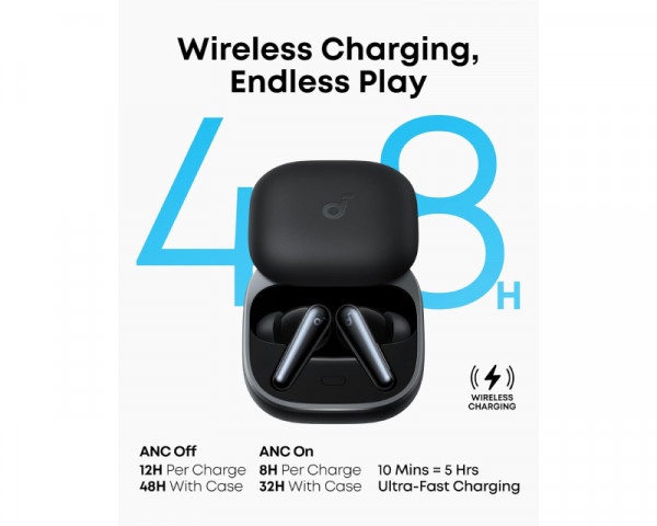 ANKER Soundcore Liberty 5 TWS ANC BT bubice sa mikrofonom crne