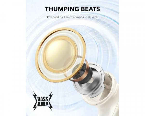 ANKER Soundcore P40i TWS BT bubice sa mikrofonom bele