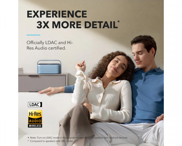 ANKER Soundcore Motion X600 50W prenosivi bluetooth IPX7 zvučnik plavi