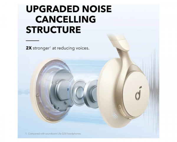 ANKER Soundcore Space One ANC BT slušalice bele