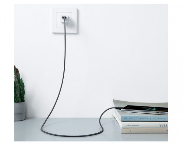 ANKER 322 USB tip-A na USB tip-C kabl MM 1.8m, 18W, pleteni, crni