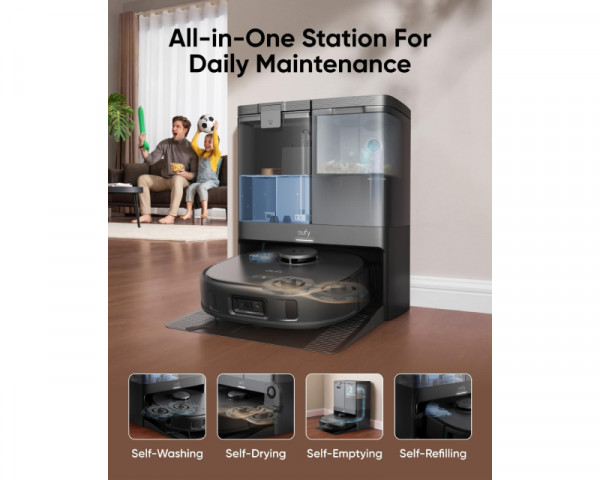 ANKER Eufy Omni X10 Pro MopMaster Robot Usisivač sa bazom crni