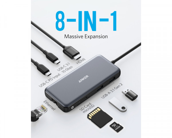 ANKER USB-C Data Hub 8u1 10Gbps