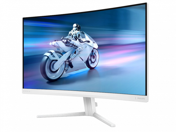 PHILIPS Monitor 27M2C5201L00 27 inch VA,zakrivljen 1920X1080 180Hz 1ms GtG HDMIx2,DP VESA bela