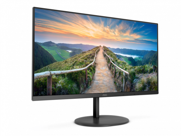 AOC Monitor Q24V4EA 23.8 inch IPS 2560X1440 75Hz 4 ms GtG HDMI,DP Adaptive Sync VESA zvucnici crna