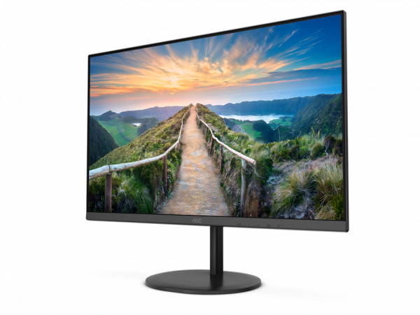 AOC Monitor Q24V4EA 23.8 inch IPS 2560X1440 75Hz 4 ms GtG HDMI,DP Adaptive Sync VESA zvucnici crna