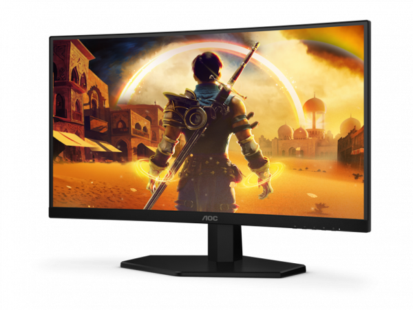 AOC Monitor C24G42E 23.6 inch VA 1920X1080 180Hz 4 ms GtG HDMIx2,DP Adaptive Sync VESA crna