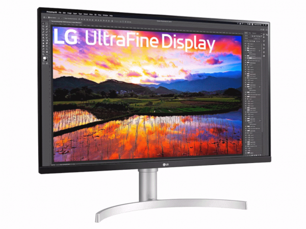 LG Monitor 32UN650K-W 31.5 inch IPS 3840x2160 60Hz 5ms GtG HDMIx2,DP VESA visina zvucnici srebrna