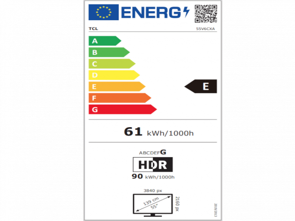 TCL TV 55V6C 4K Google