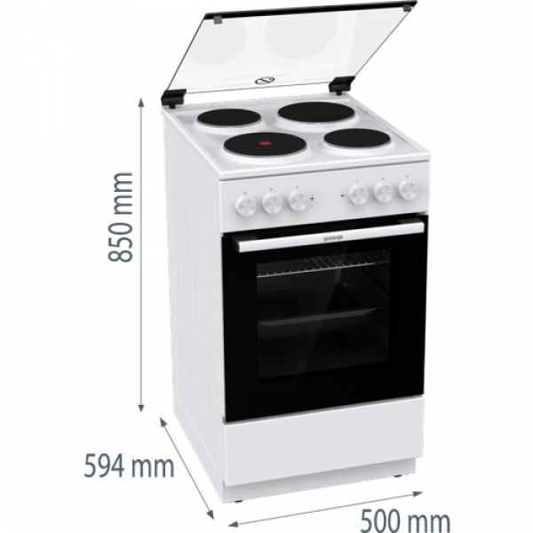 GORENJE Električni šporet GE5A21WH
