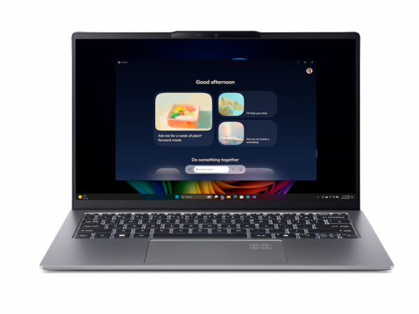 ACER Laptop Swift Go 14 AI SFG14-64 Win11H 14 inch WUXGA OLED Ryzen 5 AI 340 16GB 512GB SSD srebrna