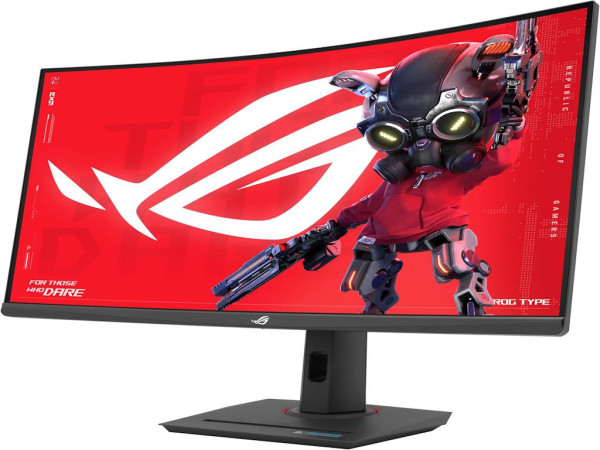 ASUS Monitor ROG XG32WCMS 31.5 inch VA,zakrivljen 2560x1440 280Hz 1ms GtG HDMI,DP,USB C Freesync pivot
