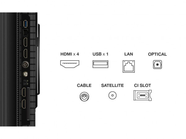 TCL Televizor 75P8K QLED 75 inch 4K UHD 144Hz Google TV crna