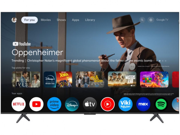 TCL Televizor 75P8K QLED 75 inch 4K UHD 144Hz Google TV crna