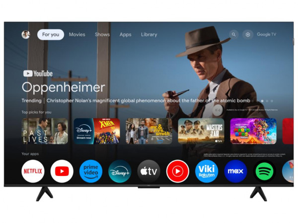 TCL Televizor 75P7K QLED 75 inch 4K UHD 60Hz Google TV crna