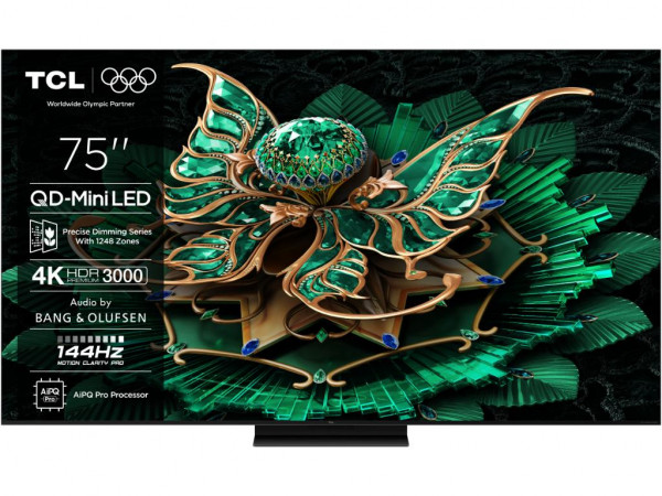 TCL Televizor 75C7K MiniLED-QLED 75 inch 4K UHD 144Hz Google TV crna