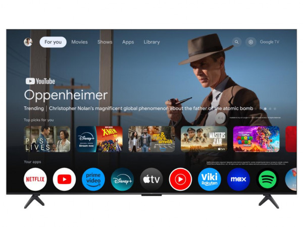 TCL Televizor 75C6KS QLED MiniLED 75 inch 4K UHD 60Hz Google TV crna