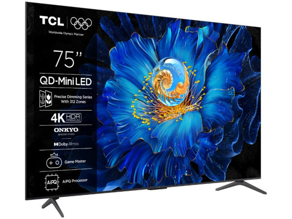 TCL Televizor 75C6KS QLED MiniLED 75 inch 4K UHD 60Hz Google TV crna