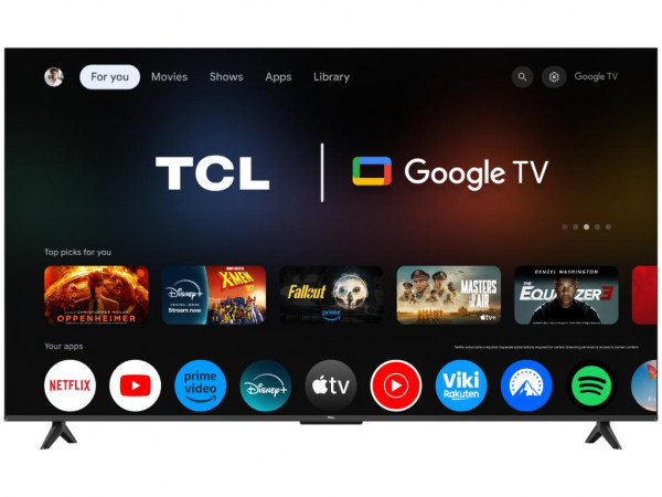 TCL Televizor 65V6C LED 65 inch 4K UHD 60Hz Google TV crna