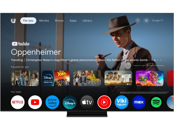 TCL Televizor 55C7K QLED MiniLED 55 inch 4K UHD144Hz Google TV crna