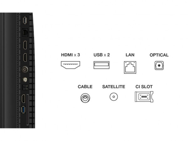 TCL Televizor 55P7K QLED 55 inch 4K UHD 60Hz Google TV crna
