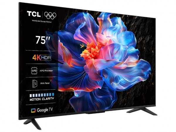 TCL Televizor 75V6C 75 inch 4K UHD 60Hz Google TV crna