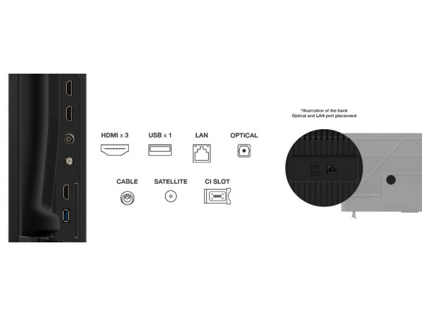 TCL Televizor 50V6C LED 50 inch 4K UHD 60Hz Google TV crna